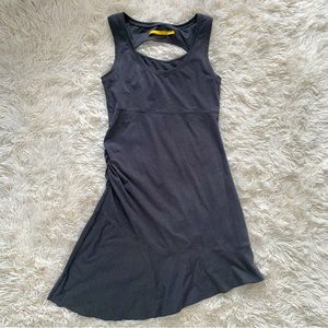 Lolë Ollie Gray Athletic Asymmetrical Dress, size XS